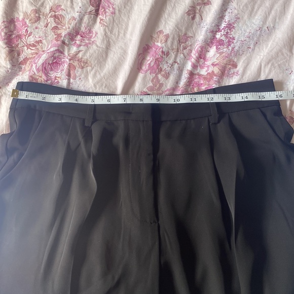 Sassy Zoey | Black Wide Leg Trouser Pants - Picture 8 of 10